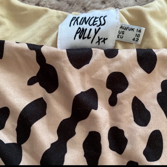 * * SOLD * * Princess Polly NWT • Tamikah Leopard Bodysuit - Picture 2 of 5